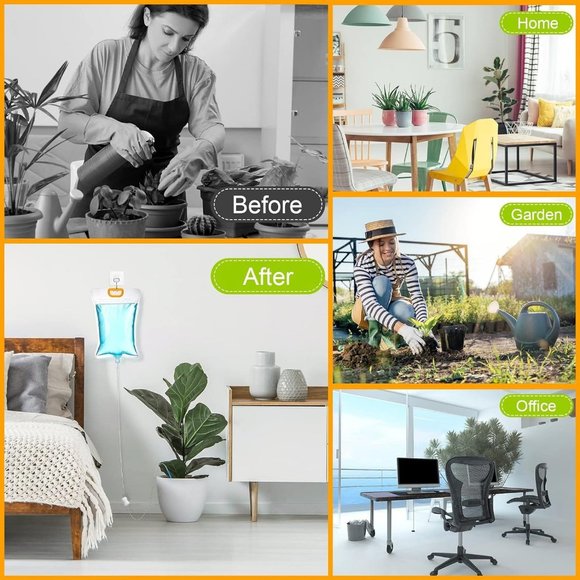 3.5L IV Plant Life Drip Watering Bag with Adjustable Automatic Plant Watering - Picture 8 of 14